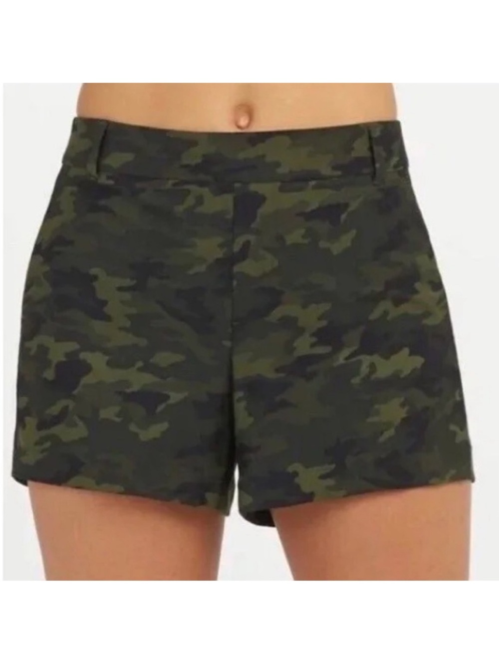 Spanx Small Shorts Sunshine Shorts 4” in Green Camo NWT - Picture 4 of 13